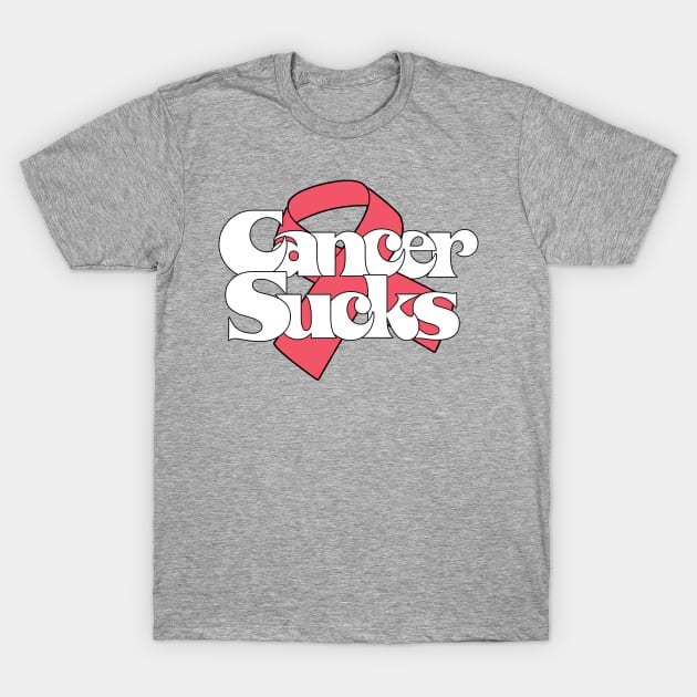 Cancer Sucks // Original Cancer Awareness Design T-Shirt by DankFutura